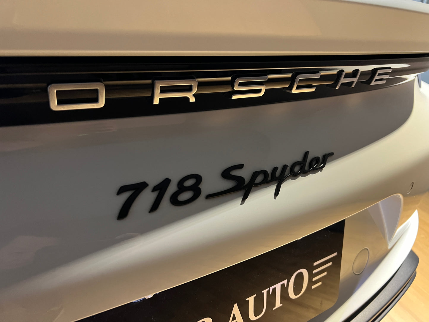 已售出-2020 Porsche 718 Boxster Spyder 手排 總代理